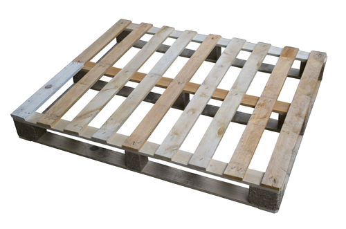 Einwegpalette mit umlaufendem Boden